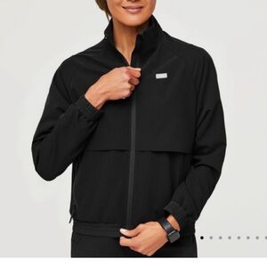 Figs Sydney scrub jacket black XXL